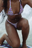 Acatenango reversible top - Purple cheetah
